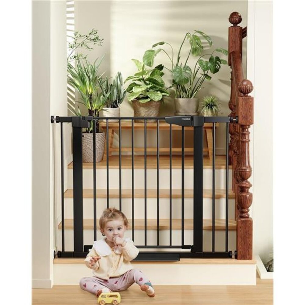 29.7"-40.6" BabyGate for Stairs,Mom's Choice Awards Winner-Dog Gate for Doorways